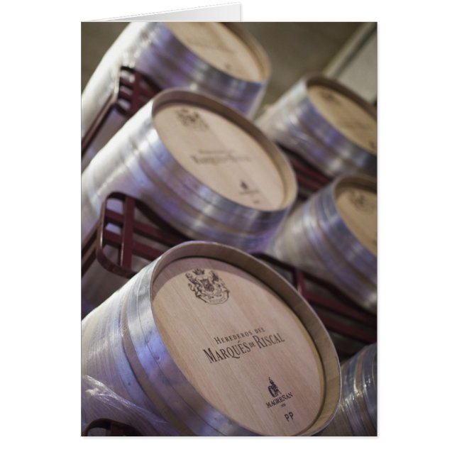 Bodega Marques de Riscal winery, wine cellar (Front)