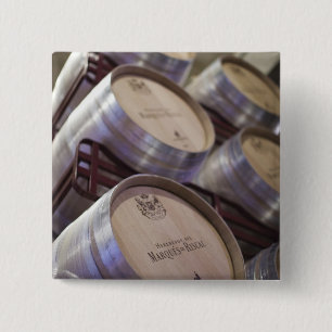 Bodega Marques de Riscal winery, wine cellar 2 Inch Square Button