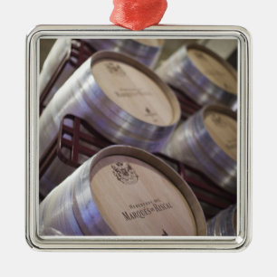 Bodega Marques de Riscal winery, wine cellar 2 Metal Ornament