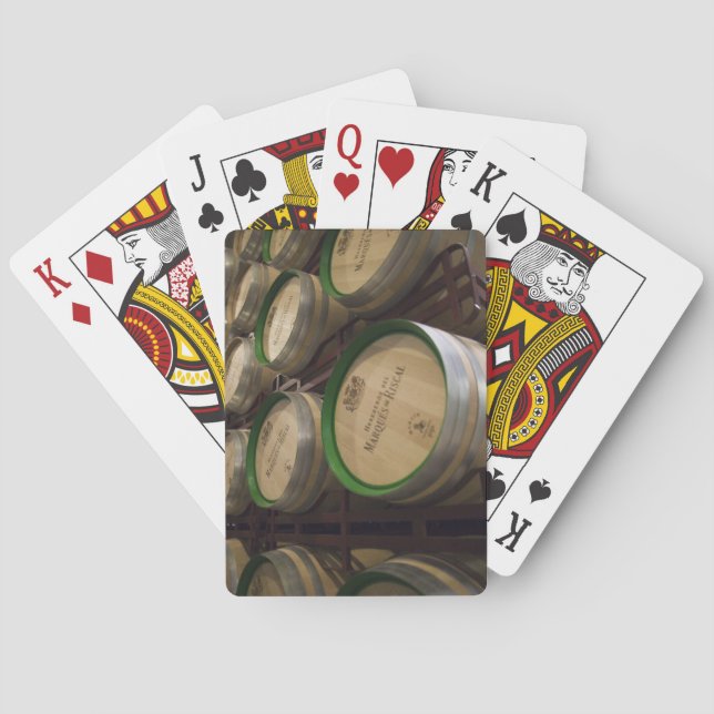 Bodega Marques de Riscal winery, wine cellar Playing Cards (Back)