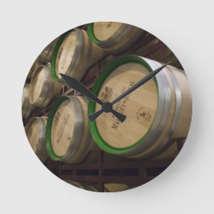 Bodega Marques de Riscal winery, wine cellar Round Clock