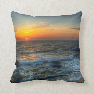 Bodega Sunset Throw Pillow