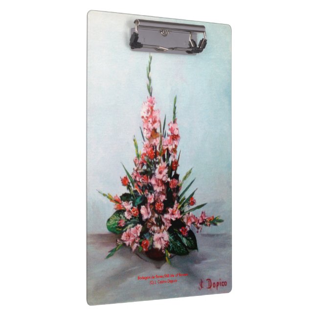 Bodegón de flores/Still life of flowers Clipboard (Right)