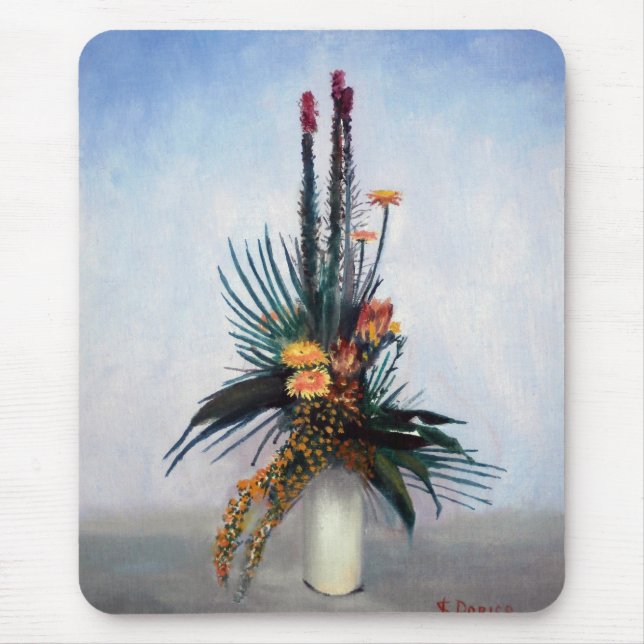 Bodegón de flores/Still life of flowers Mouse Pad (Front)