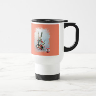 Bodegón de flores travel mug