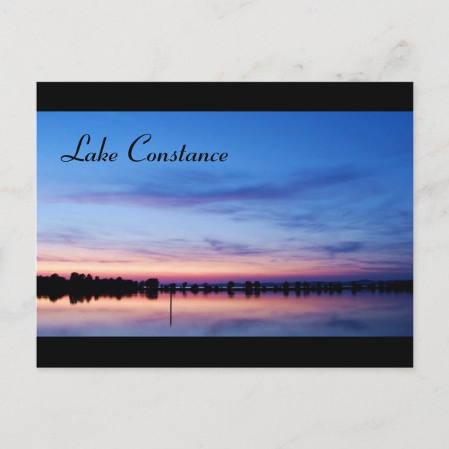 Bodensee at Sunset - Carte postale (Devant)