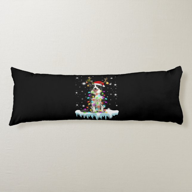 Boder Colline Reindeer Christmas Present Body Pillow (Front)