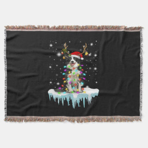 Boder Colline Reindeer Christmas Present Throw Blanket