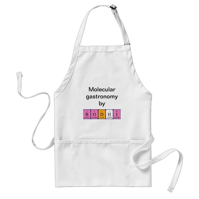 Bodhi periodic table name apron (Front)
