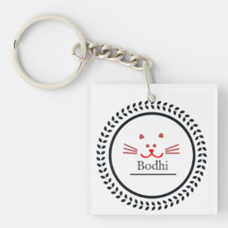 Bodhi the Cat Keychain