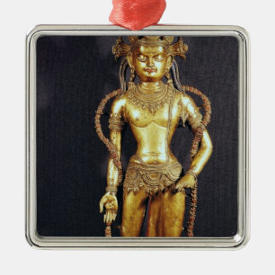 Bodhisattva Avalokitecvara, 15th-16th century Metal Ornament
