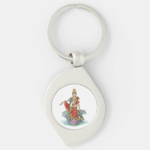 Bodhisattva of Compassion Metal Keychain