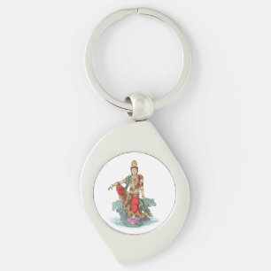 Bodhisattva of Compassion Metal Keychain