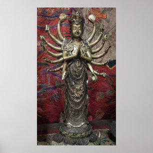 BODHISATTVA THOUSAND ARMED KANNON POSTER