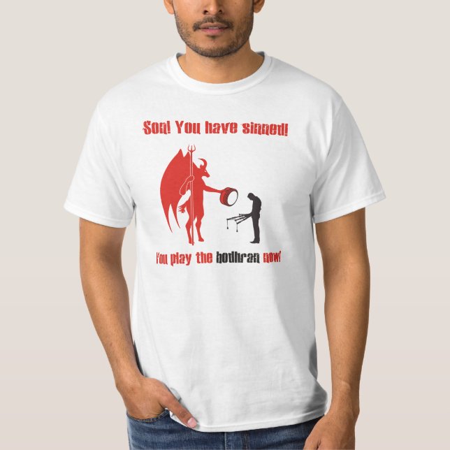 Bodhran devil T-Shirt (Front)