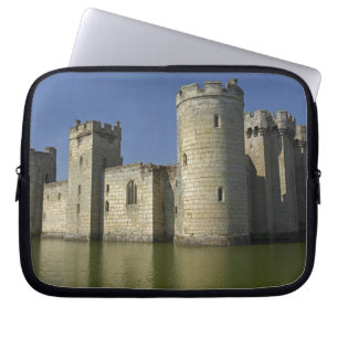 Bodiam Castle (1385), reflected in moat, East Laptop Sleeve