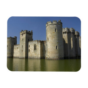 Bodiam Castle (1385), reflected in moat, East Magnet