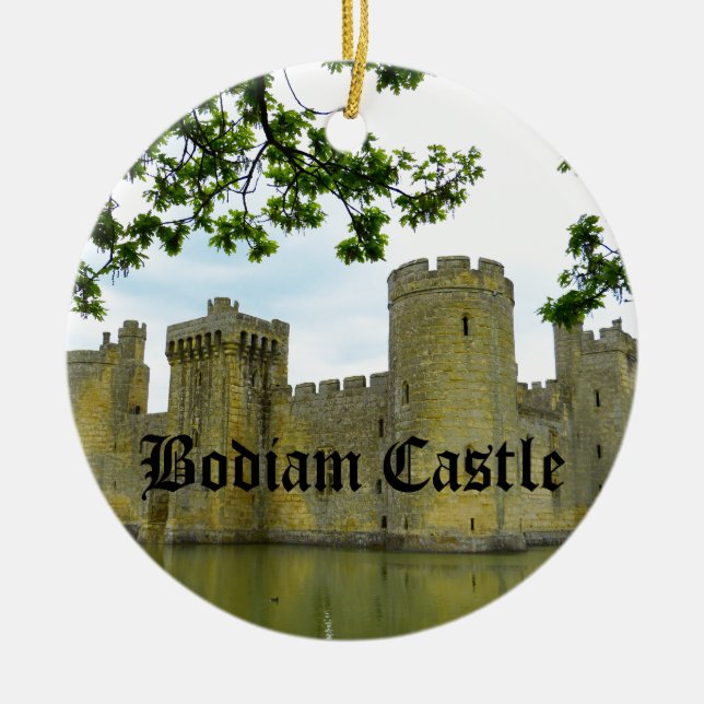 Bodiam Castle Ceramic Ornament (Front)