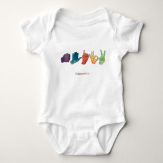 BODIE AEIOU VOCALES BABY BODYSUIT
