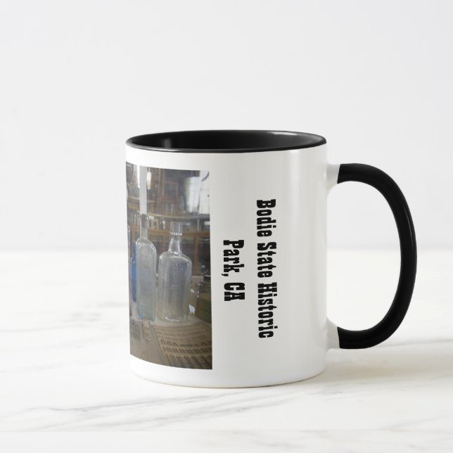 Bodie Antique Bottles Mug (Right)