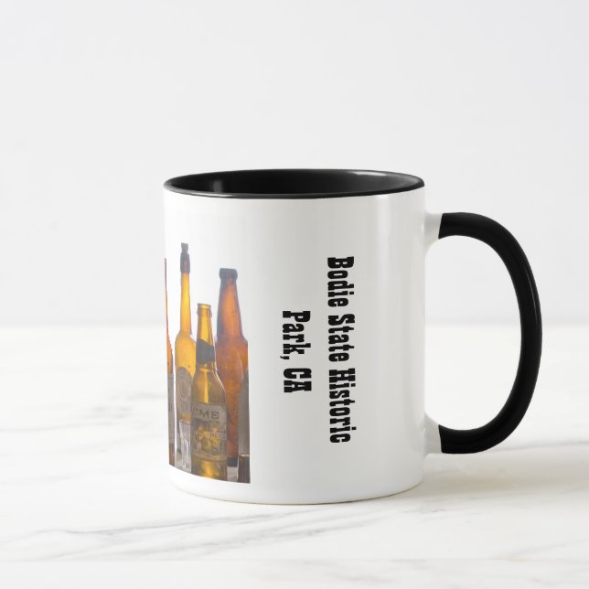 Bodie Antique Bottles Mug (Right)