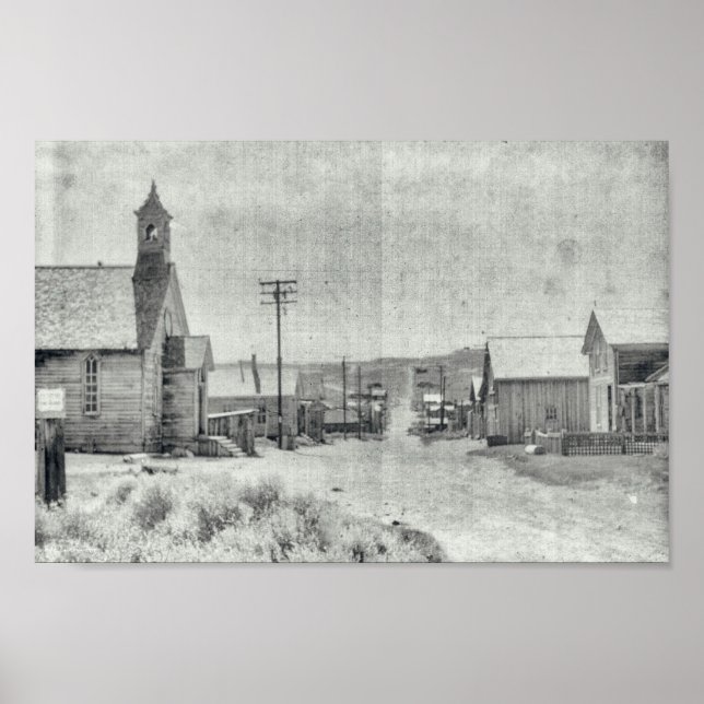 Bodie California Ghost Town Poster (Front)