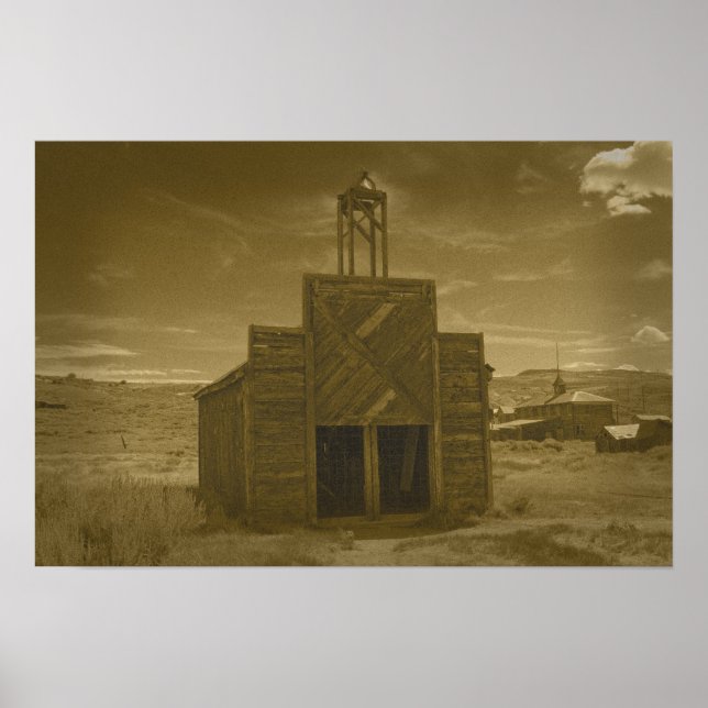 Bodie Firehouse Sepia Poster (Devant)