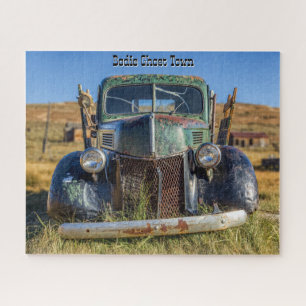 Bodie Ghost Town Rustic Truck Jigsaw Puzzle