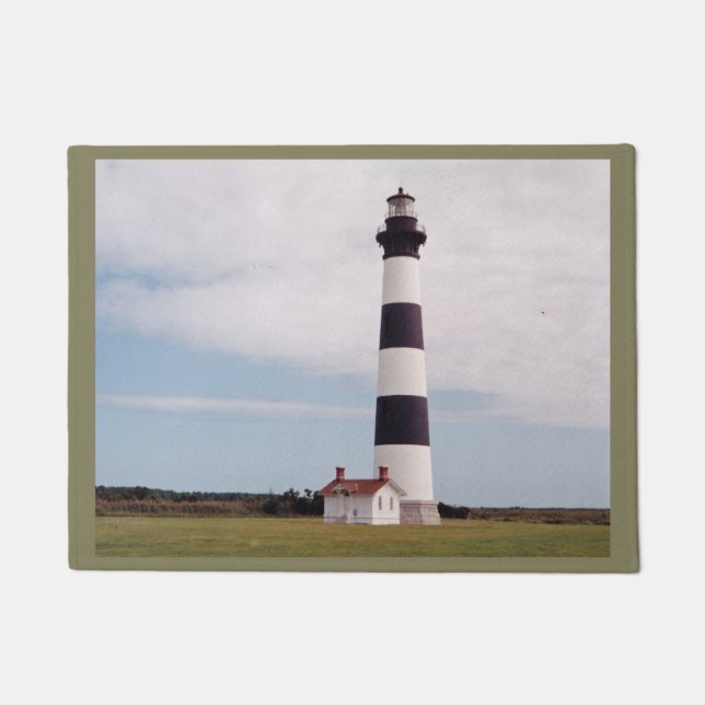 Bodie Island Lighthouse Doormat (Front)