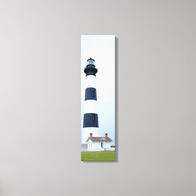Bodie Island Lighthouse Exterior Vertical Canvas (Front)