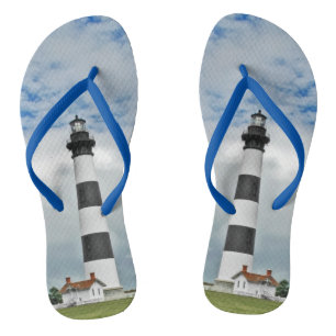 Bodie Island Lighthouse Flip Flops