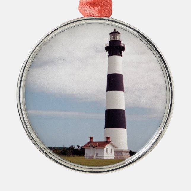 Bodie Island Lighthouse Metal Ornament (Front)