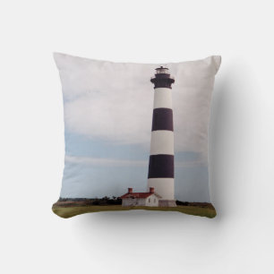 Bodie Island Lighthouse Throw Pillow