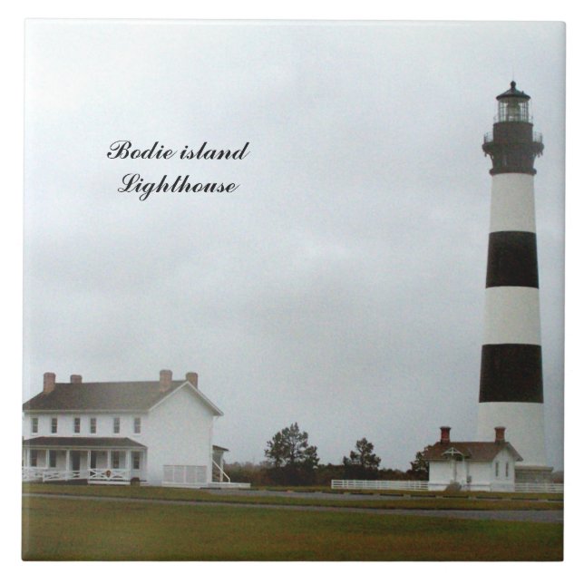BODIE ISLAND LIGHTHOUSE TILE (Front)