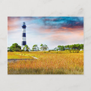 Bodie Lighthouse Outer Banks Postcard