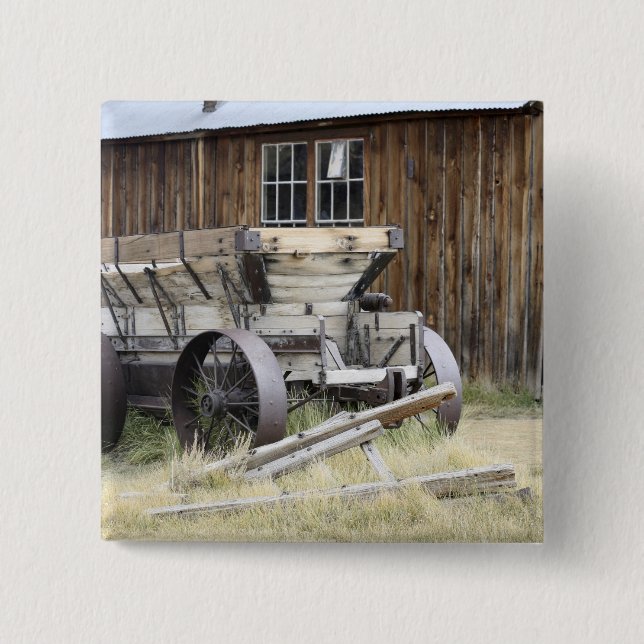 Bodie State Historic Park, CA 2 Inch Square Button (Front)