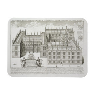 Bodleian Library, Oxford, from 'Oxonia Illustrata' Magnet