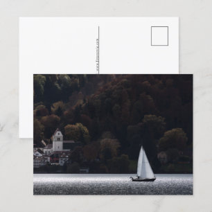 Bodman Lake Constance Germany Holiday Postcard