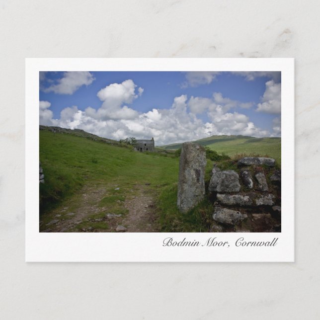 Bodmin Moor, Cornwall Postcard (Front)