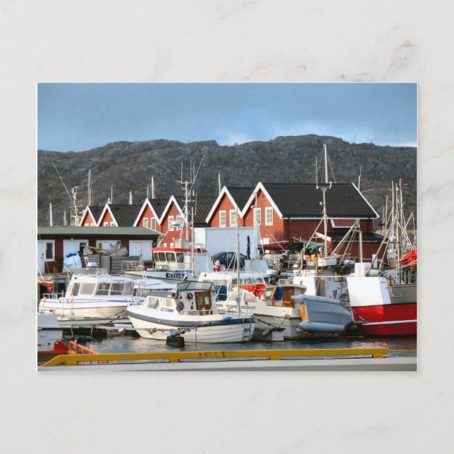 Bodo, harbour postcard (Front)