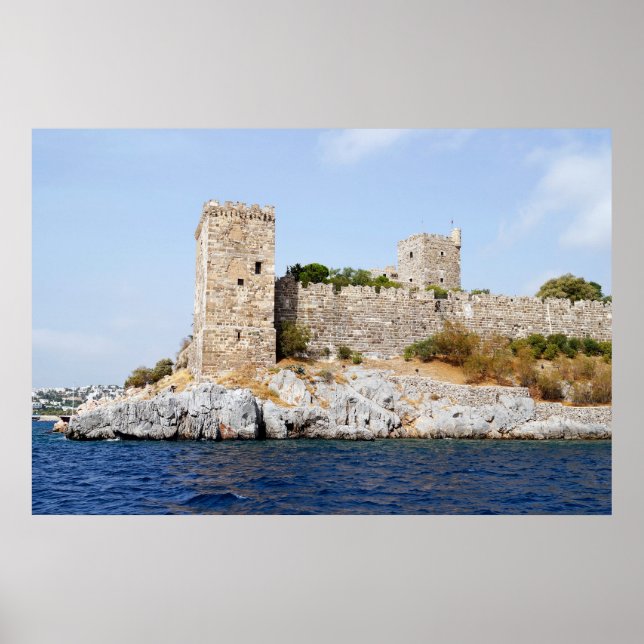 Bodrum castle from the sea poster (Front)