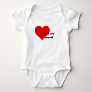 Body 0-24m I'm a love magnet Baby Bodysuit