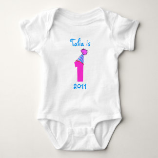 Body 1er anniversaire - Fille