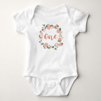 Body 1er anniversaire pour la petite fille