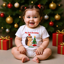 1er Noël, texte personnalisé, Prickle Me Festive