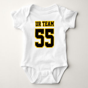 Body 2 Côté BLACK BLACK Bodysuit Football Jersey