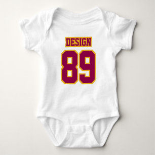 Body 2 Côté BURGUNDY GOLD Football Jersey tenue