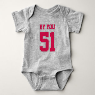 Body 2 Side GRAY BLANC CRIMSON Crewneck Football Outfit
