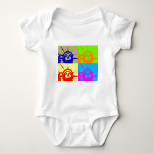 Body 4 Couleur Pop Art Lady Liberty