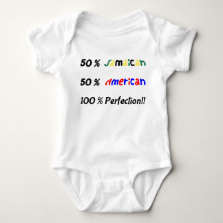 Body 50/50 gilet jamaïcain et américain de bébé de